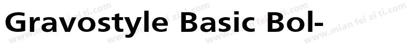 Gravostyle Basic Bol字体转换
